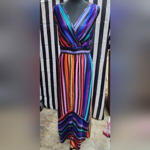 Worthington Multicolor Maxi Dress size 6